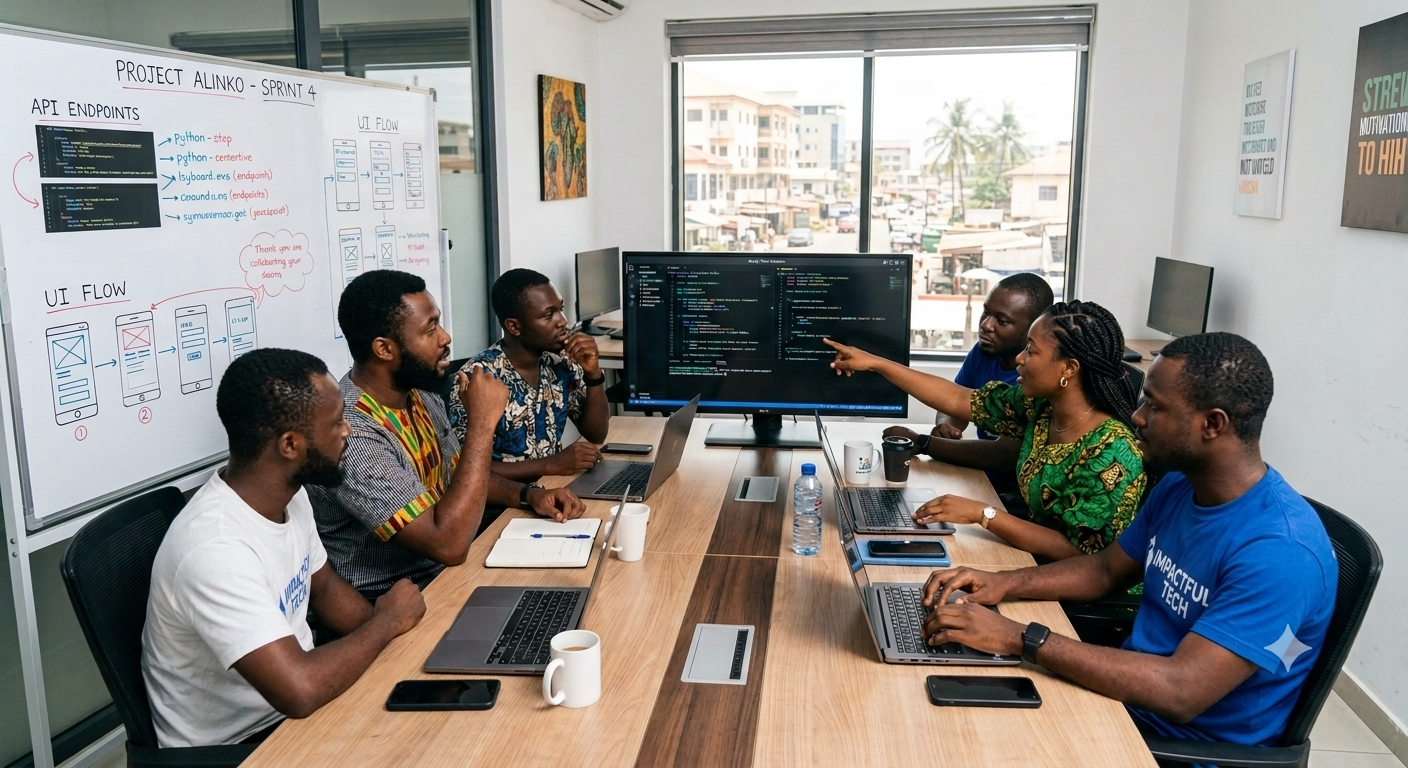 Impactful Tech team collaborating